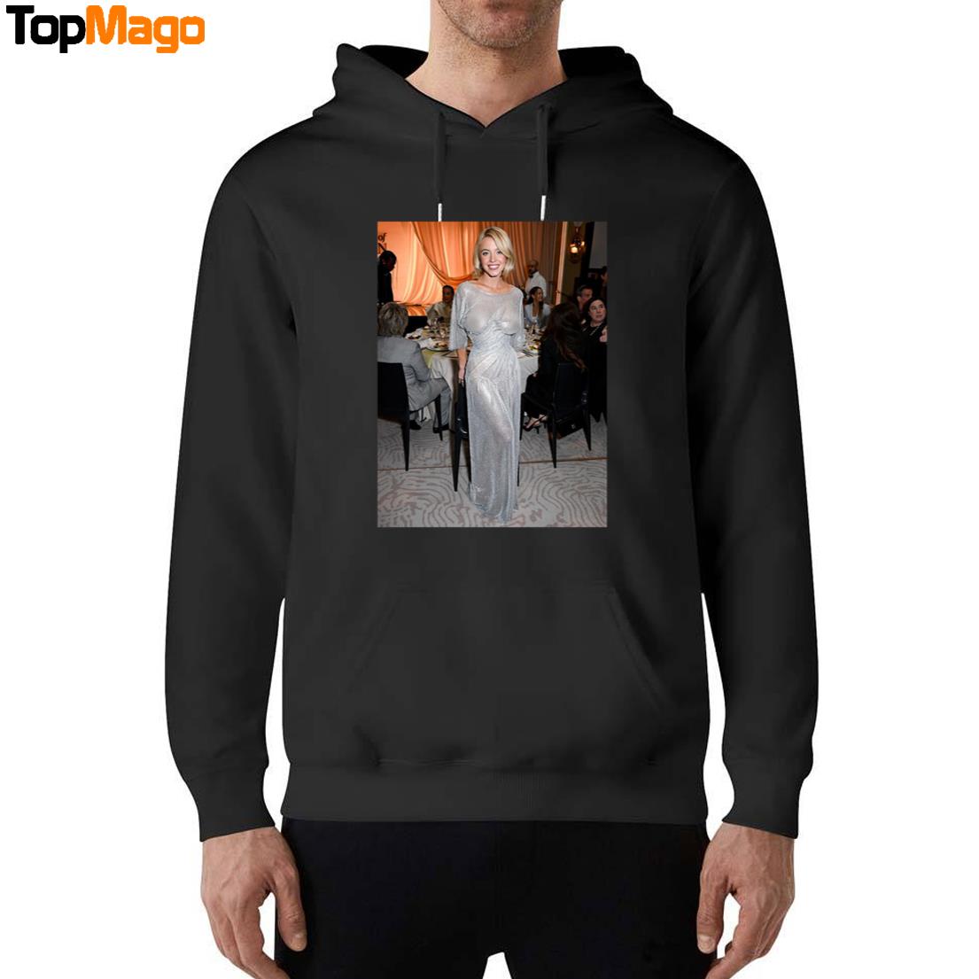 Sydney Sweeney See Thru Sweatshirt