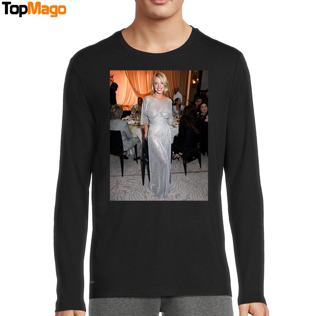 Sydney Sweeney See Thru Sweatshirt