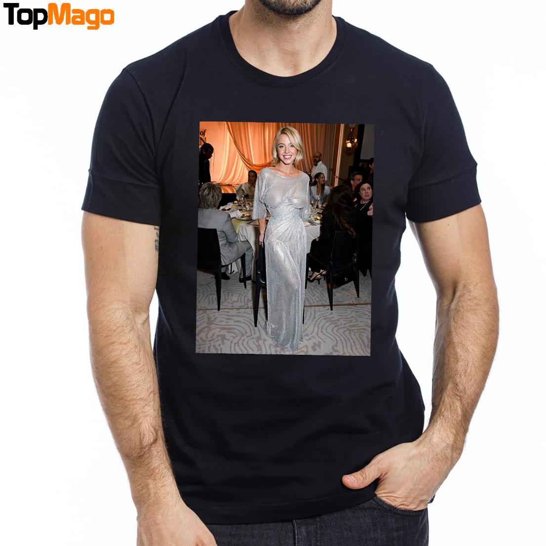 Sydney Sweeney See Thru Sweatshirt