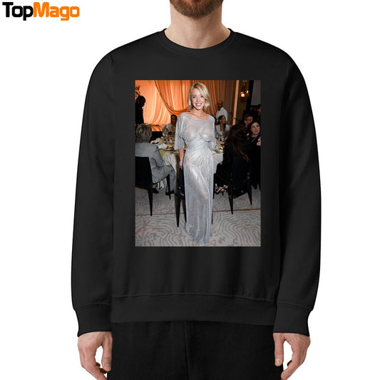 Sydney Sweeney See Thru Sweatshirt