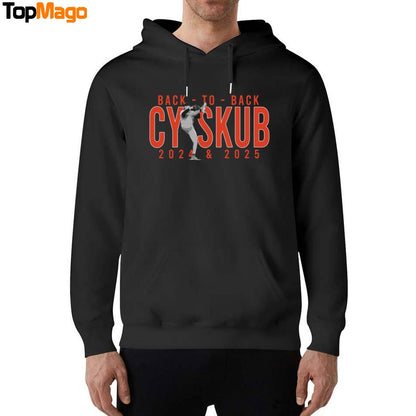 Tarik Skubal Cy Skub Back-to-Back T-Shirt, Hoodie, Sweatshirt, Ladies Boyfriend Shirt