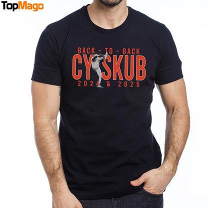 Tarik Skubal Cy Skub Back-to-Back T-Shirt, Hoodie, Sweatshirt, Ladies Boyfriend Shirt