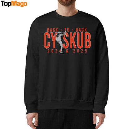 Tarik Skubal Cy Skub Back-to-Back T-Shirt, Hoodie, Sweatshirt, Ladies Boyfriend Shirt