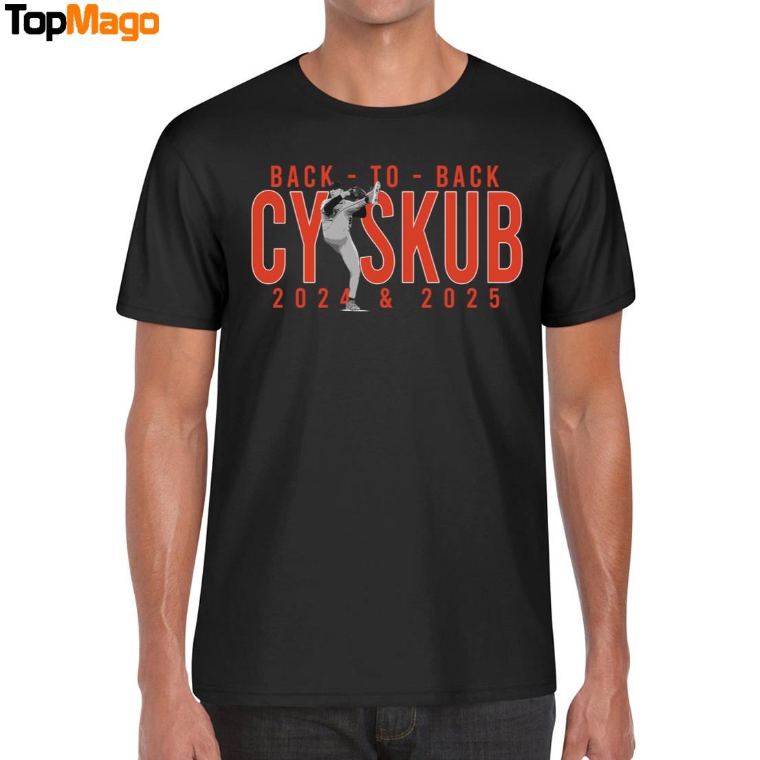 Tarik Skubal Cy Skub Back-to-Back T-Shirt, Hoodie, Sweatshirt, Ladies Boyfriend Shirt