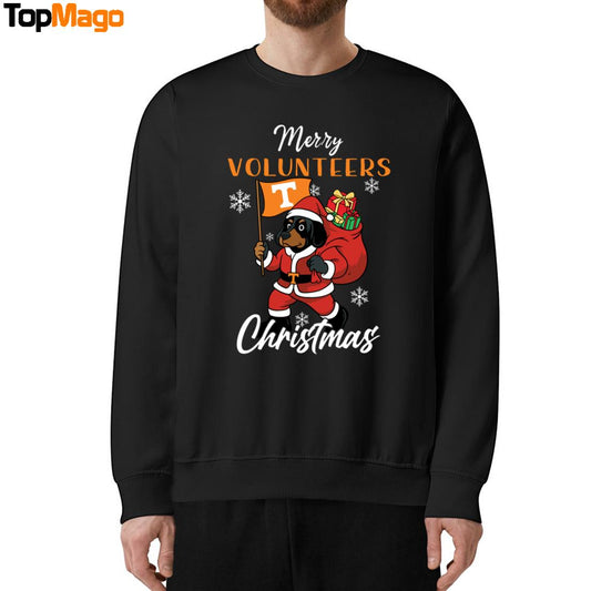 Tennessee Volunteers Pine Tree NCAA Merry Christmas 2025  Sweatshirt, Long Sleeve Shirt, Hoodie, Premium SS T-Shirt