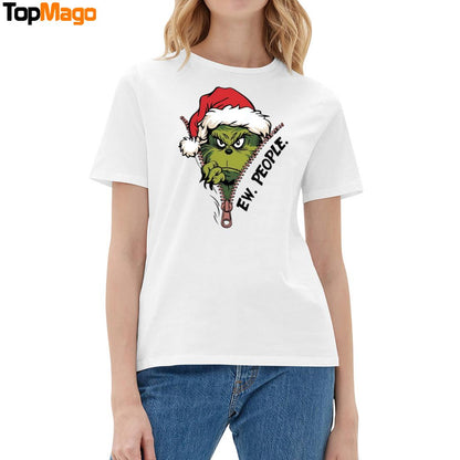 The Grinch EW People Christmas Sweatshirt, Long Sleeve Shirt, Hoodie, Premium SS T-Shirt