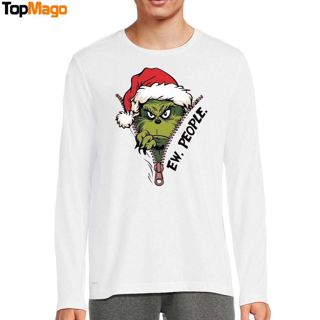 The Grinch EW People Christmas Sweatshirt, Long Sleeve Shirt, Hoodie, Premium SS T-Shirt