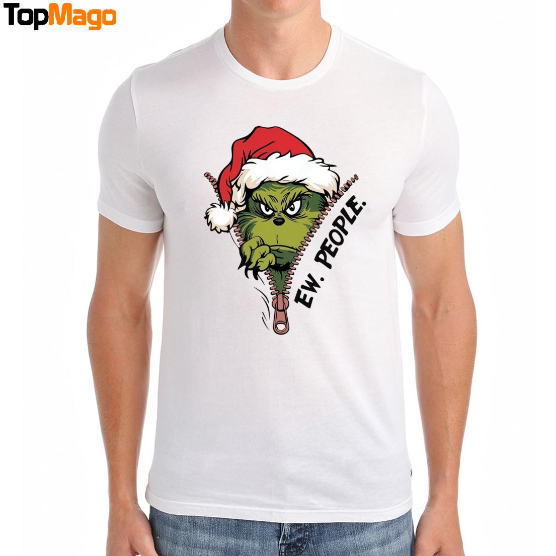 The Grinch EW People Christmas Sweatshirt, Long Sleeve Shirt, Hoodie, Premium SS T-Shirt