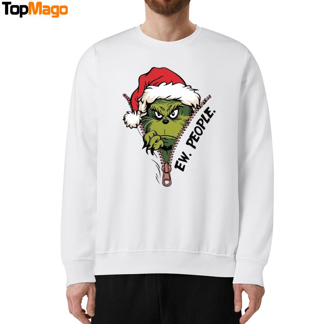 The Grinch EW People Christmas Sweatshirt, Long Sleeve Shirt, Hoodie, Premium SS T-Shirt