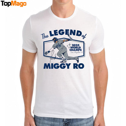The Legend Of Miggy Ro Miguel Rojas Hoodie, Premium SS T-Shirt, Long Sleeve Shirt