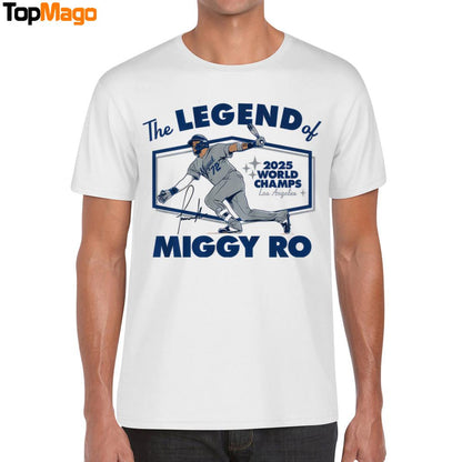 The Legend Of Miggy Ro Miguel Rojas Hoodie, Premium SS T-Shirt, Long Sleeve Shirt