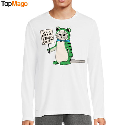 Who Let The Frogs Out ANTIFA Frog Gary T-Shirt