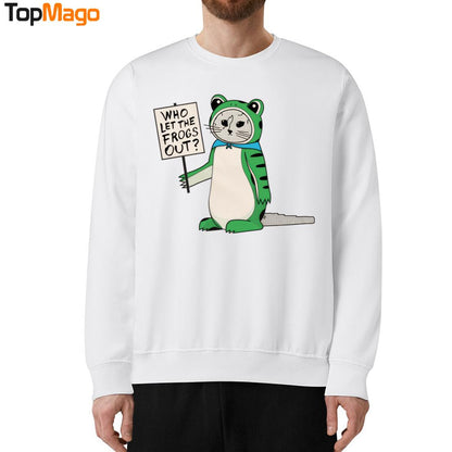 Who Let The Frogs Out ANTIFA Frog Gary T-Shirt