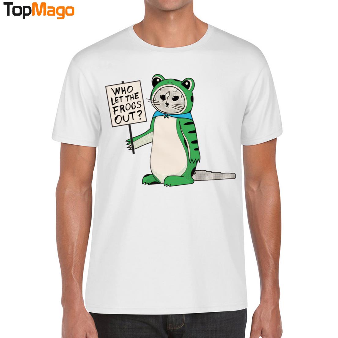 Who Let The Frogs Out ANTIFA Frog Gary T-Shirt