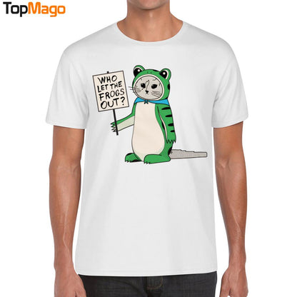 Who Let The Frogs Out ANTIFA Frog Gary T-Shirt