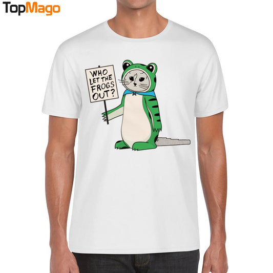 Who Let The Frogs Out ANTIFA Frog Gary T-Shirt