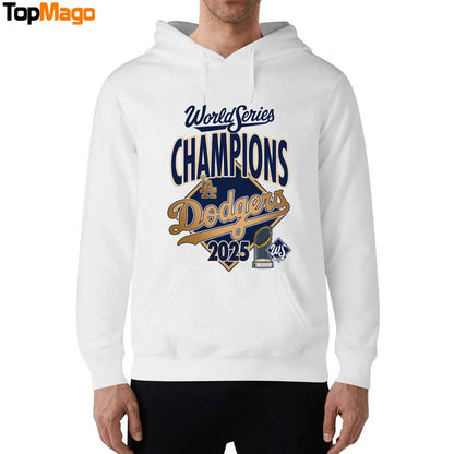 World Series Champions We Rule October  2025 Dodgers T-Shirt, Hoodie, Sweatshirt, Ladies Boyfriend Shirt