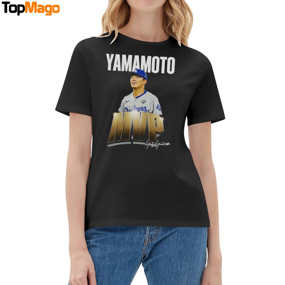 Yoshinobu Yamamoto World Series 2025 MVP T-Shirt, Hoodie, Sweatshirt, Ladies Boyfriend Shirt