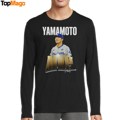 Yoshinobu Yamamoto World Series 2025 MVP T-Shirt, Hoodie, Sweatshirt, Ladies Boyfriend Shirt