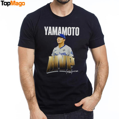 Yoshinobu Yamamoto World Series 2025 MVP T-Shirt, Hoodie, Sweatshirt, Ladies Boyfriend Shirt