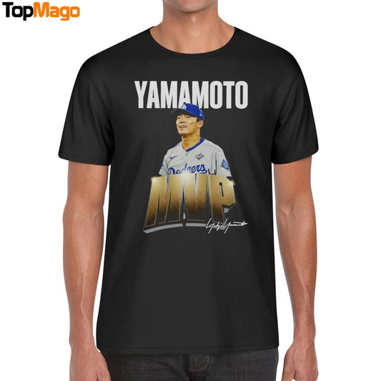 Yoshinobu Yamamoto World Series 2025 MVP T-Shirt, Hoodie, Sweatshirt, Ladies Boyfriend Shirt