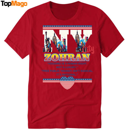 Zohran Housing Is a Human Right Not a Luxury T-Shirt, Hoodie, Sweatshirt, Ladies Boyfriend Shirt