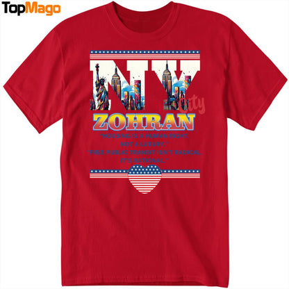 Zohran Housing Is a Human Right Not a Luxury T-Shirt, Hoodie, Sweatshirt, Ladies Boyfriend Shirt