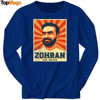 Zohran Mamdani Sweatshirt, Long Sleeve Shirt, Hoodie, Premium SS T-Shirt